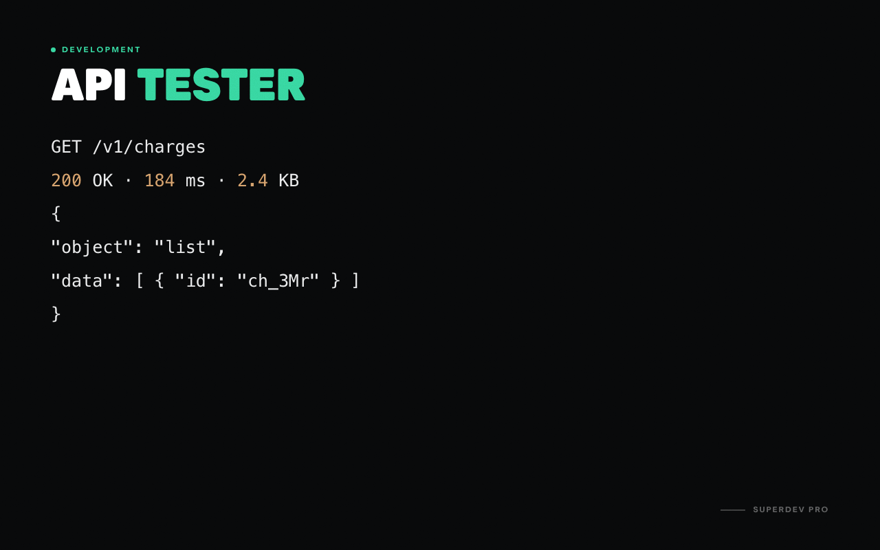 API Tester Extension for Chrome and Firefox - SuperDev Pro